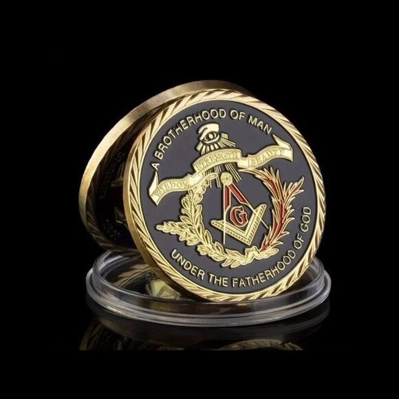 Freemasonry Challenge Coin - Picture 1 of 4